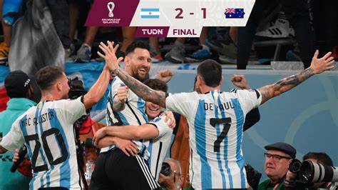 argentina vs australia partido copa del mundo